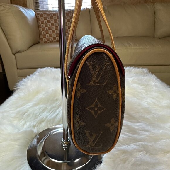 Authentic Louis Vuitton Monogram Sonatine Satchel Hand Bag - Picture 9 of 16